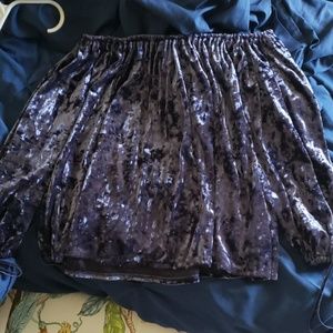 American eagle off the shoulder blouse